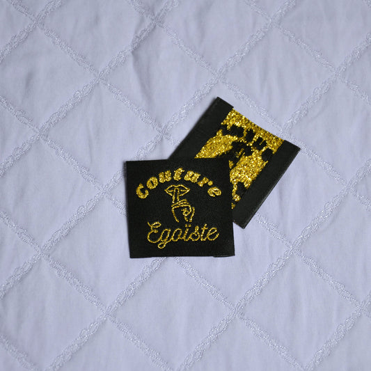 Étiquettes à coudre - “Couture Égoïste” – Doré