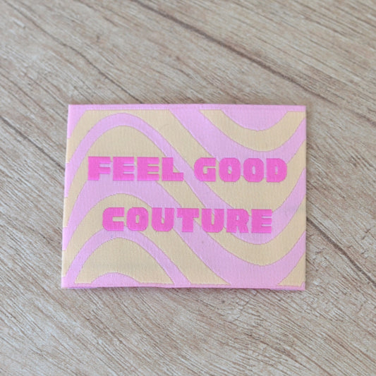 Étiquette tissée à coudre –  Feel GOOD couture