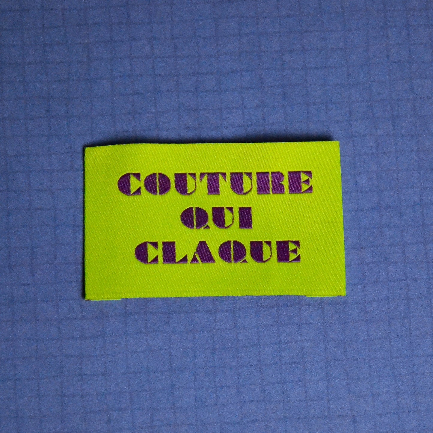 Étiquettes à coudre - "Fluo"