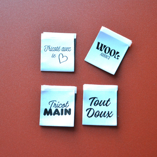 Kit étiquettes - TRICOT FOREVER BLANC