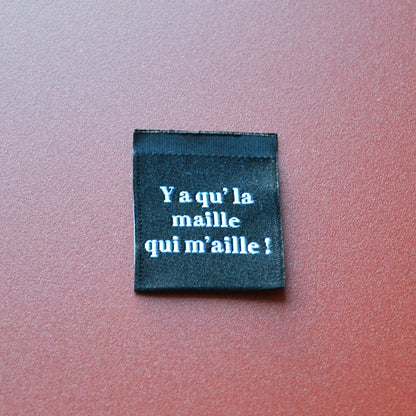 Kit étiquettes - TRICOT FOREVER NOIR