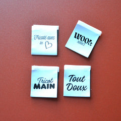 Kit étiquettes - TRICOT FOREVER BLANC