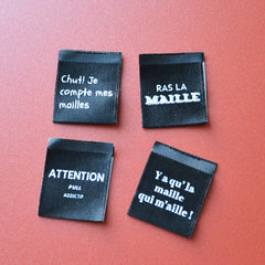 Kit étiquettes - TRICOT FOREVER NOIR