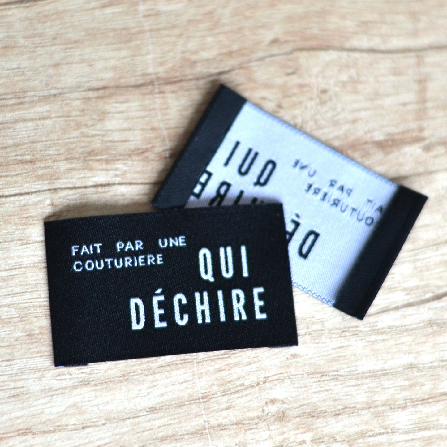 Kit d’étiquettes - Fait par une couturière qui déchire