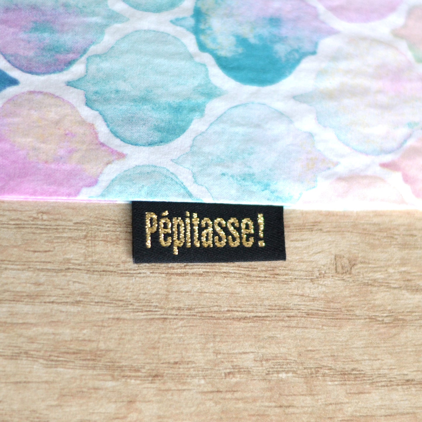 Étiquette tissée "Pépitasse!" – Petit format
