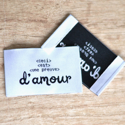Kit étiquettes - Preuve d'amour