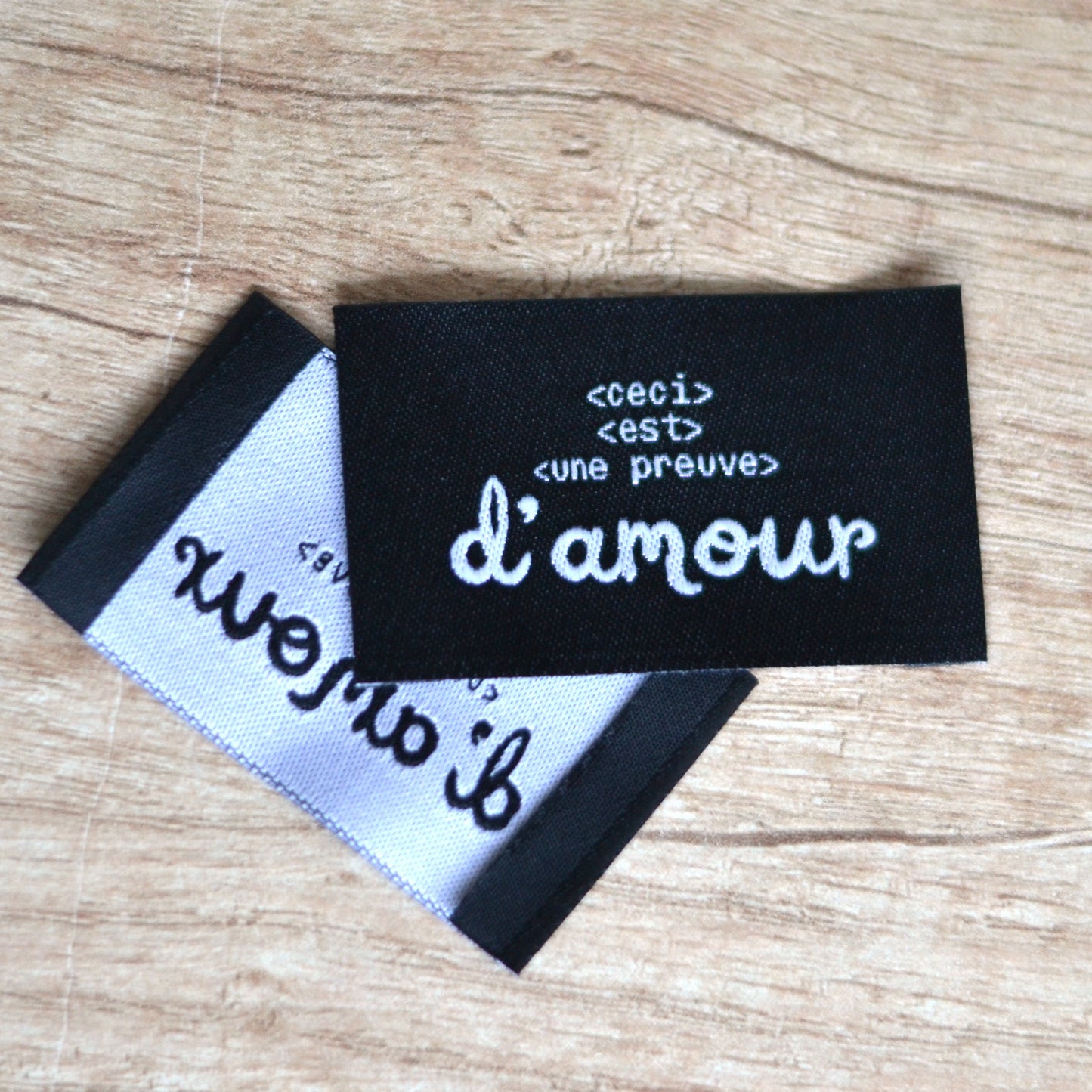 Kit étiquettes - Preuve d'amour