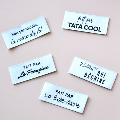 Kit d’étiquettes - FAIT PAR…
