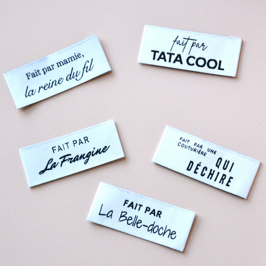 Kit d’étiquettes - FAIT PAR…