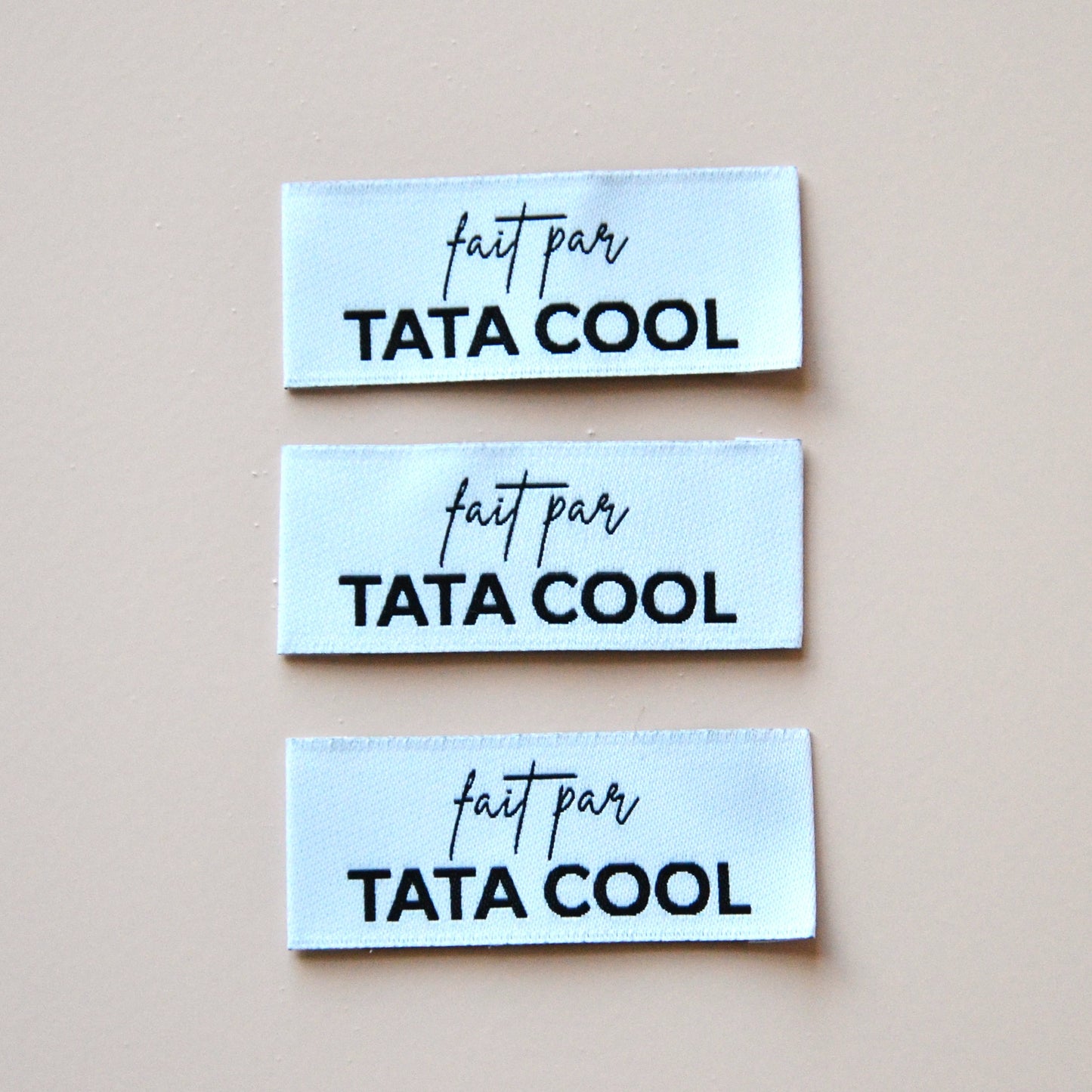 Kit d’étiquettes - Fait par Tata Cool 😎