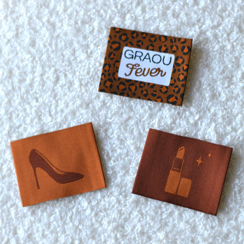 Étiquettes à coudre - Graou in the City 🐆👠