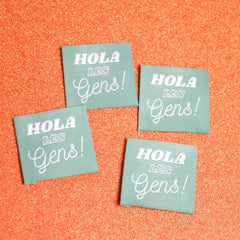 Étiquettes à coudre HOLA Les Gens ! - Matcha