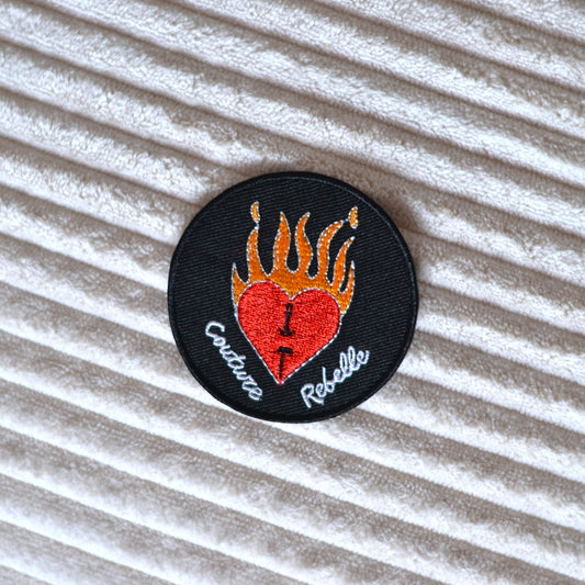 Patch brodé thermocollant - Couture rebelle