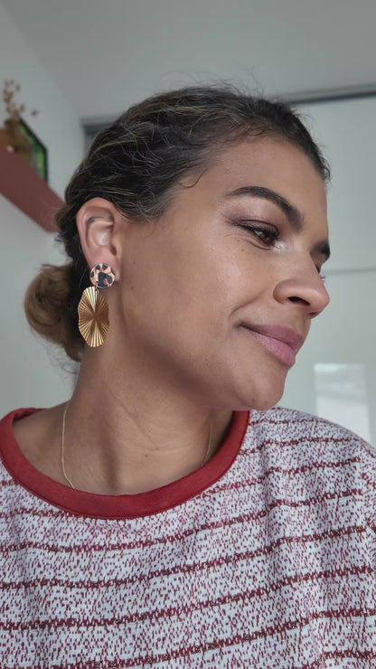 Boucles d’oreilles - Subtile féline