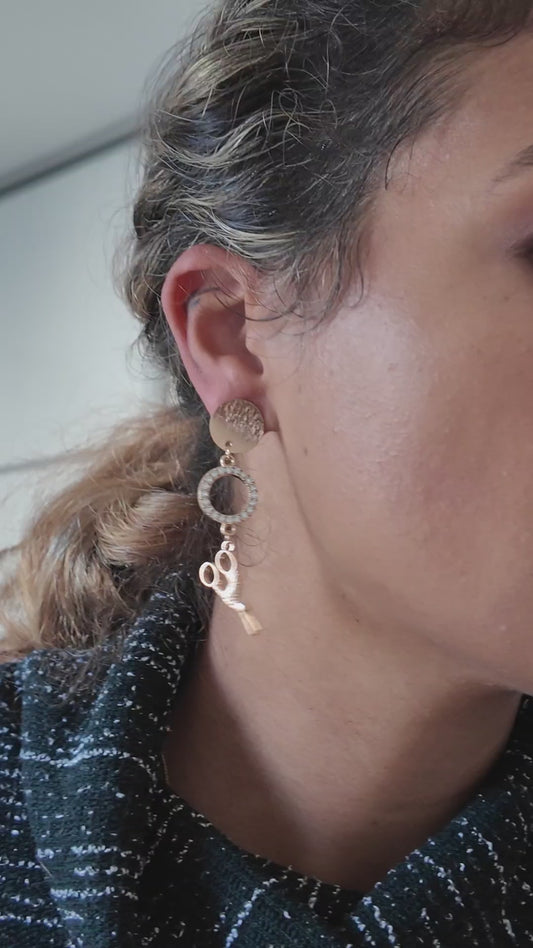 Boucles d’oreilles - Ciseaux oiseaux