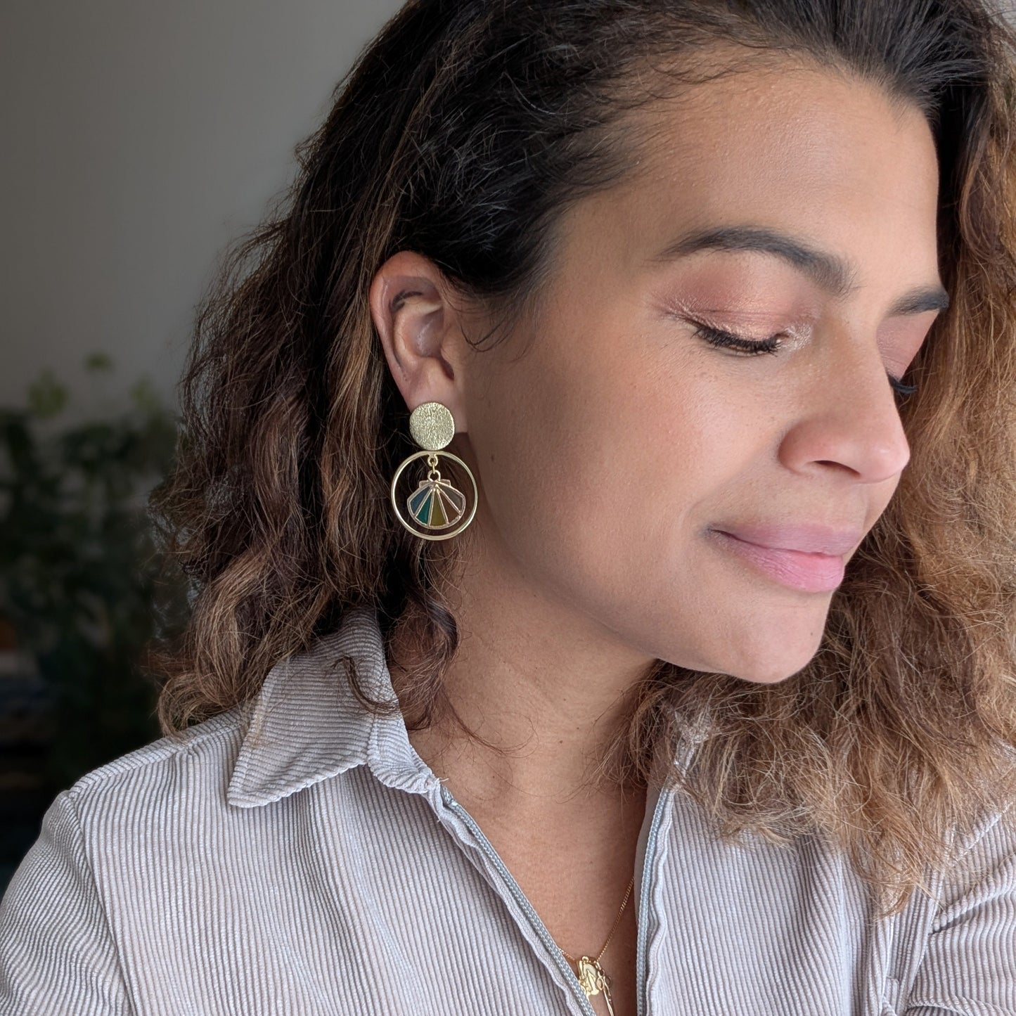 Boucles d’oreilles - Coquillage Tropical