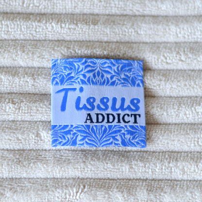Étiquettes tissées « Tissus Addict » – Édition revisitée